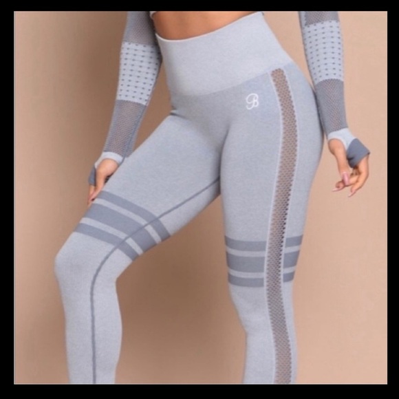 Bombshell Sportswear Pants - Bombshell Gray High-Waisted Leggings